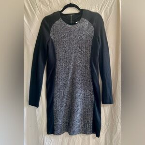 Elegant Black and Gray Women's Dress